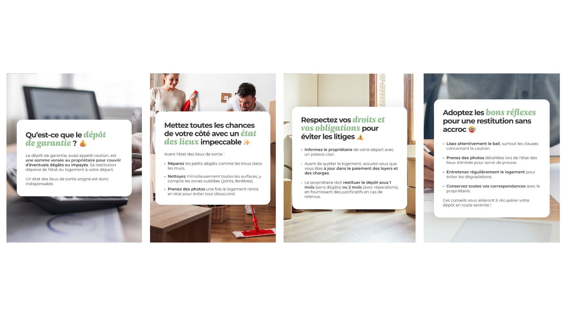 Nos conseils pour récupérer votre dépôt de garantie en toute sérénité