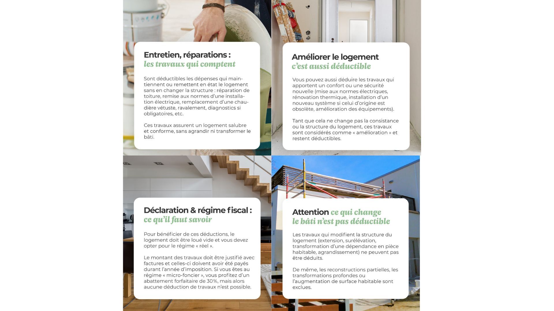 travaux propriétaire